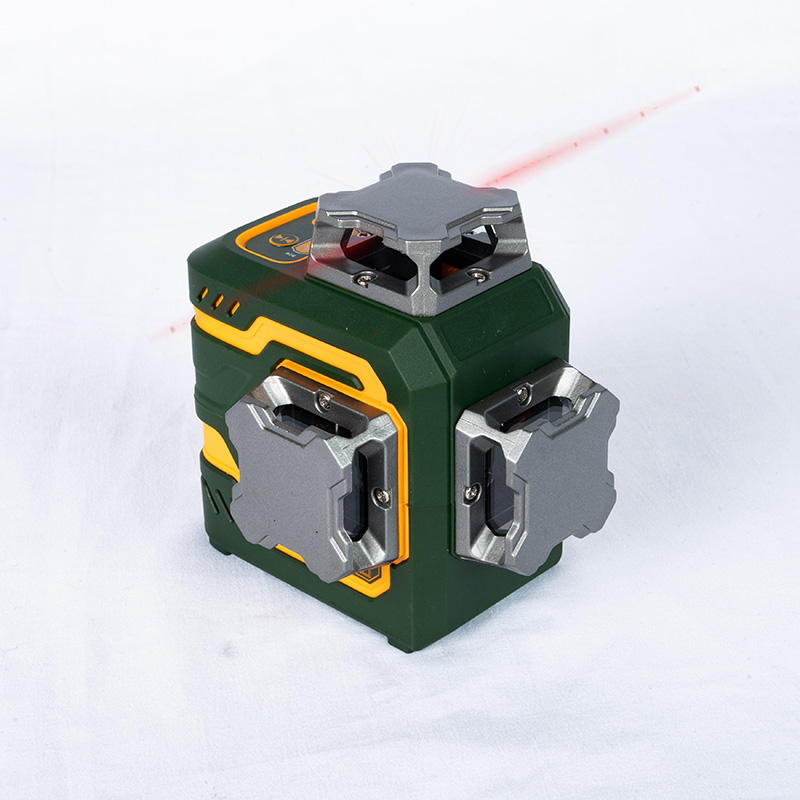 3D vgrajena litijska baterija rdeča nivo laser